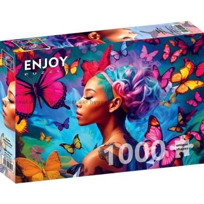 Billede af Sommerfugledronningen, 1000 brikker