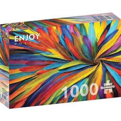 Billede af Regnbuens fjer, 1000 brikker