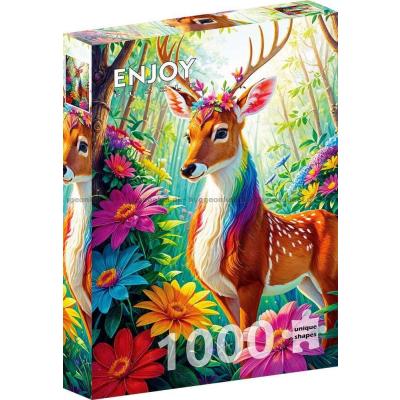 Billede af Hjorten i skoven, 1000 brikker