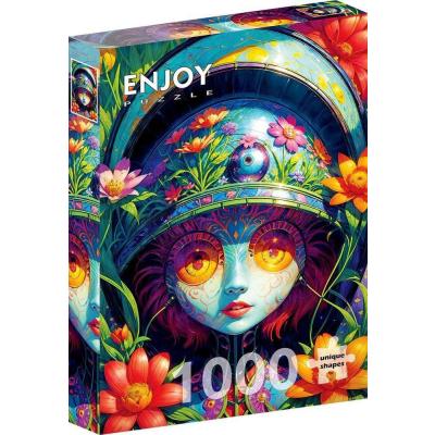 Billede af Krigeren med blomsterhjelmen, 1000 brikker