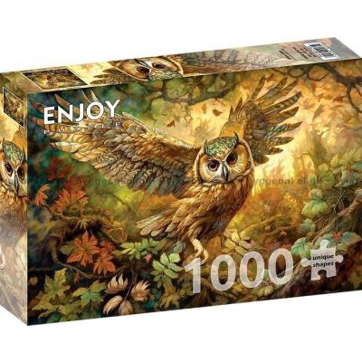 Billede af Vingesus i skovens dyb, 1000 brikker