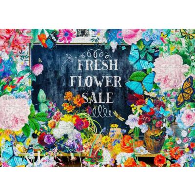 Billede af Blomster salget, 1000 brikker