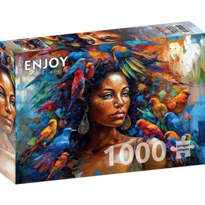Billede af Fugledronningens magi, 1000 brikker