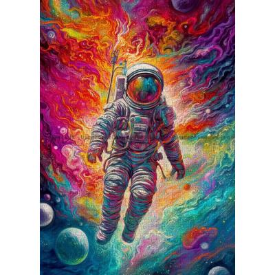 Billede af Astronautens fantastiske rejse, 1000 brikker