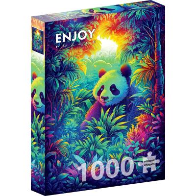 Billede af Solstrejf og panda, 1000 brikker