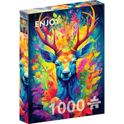 Kronhjortens farvepragt, 1000 brikker