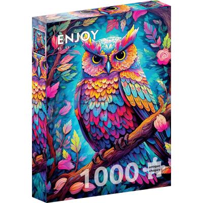 Billede af Regnbueuglen våger, 1000 brikker