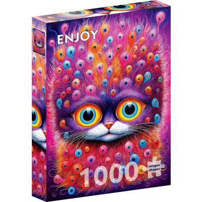 Billede af Kattens tusind øjne, 1000 brikker