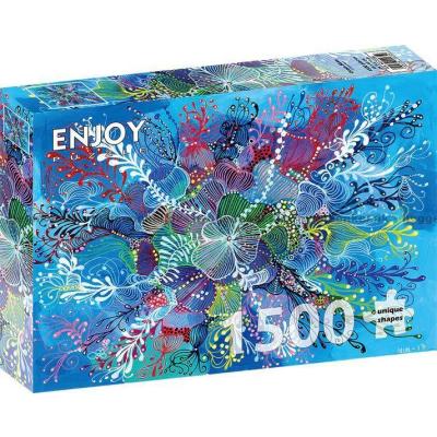 Billede af Blå bølgeleg, 1500 brikker
