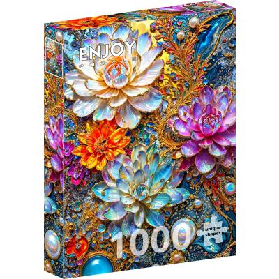 Glitrende åkander, 1000 brikker