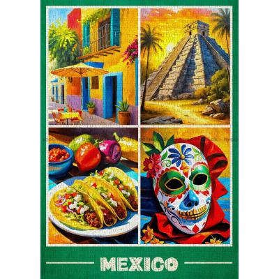 Billede af Mexico: Kultur og farver, 1000 brikker