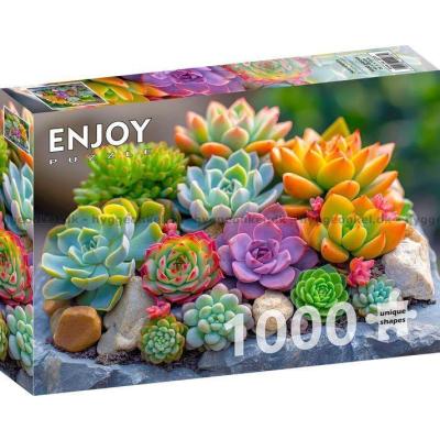 Billede af Blomstrende stenbed, 1000 brikker