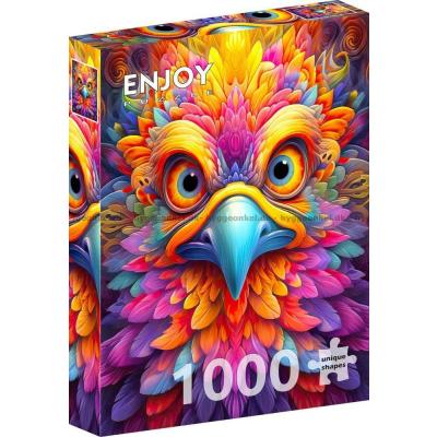 Billede af Farverig fjerpragt, 1000 brikker