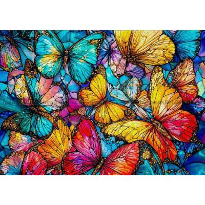 Billede af Sommerfugledans, 1000 brikker