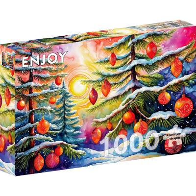 Julemorgen i skoven, 1000 brikker