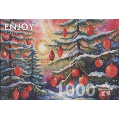 Billede af Julemorgen i skoven, 1000 brikker