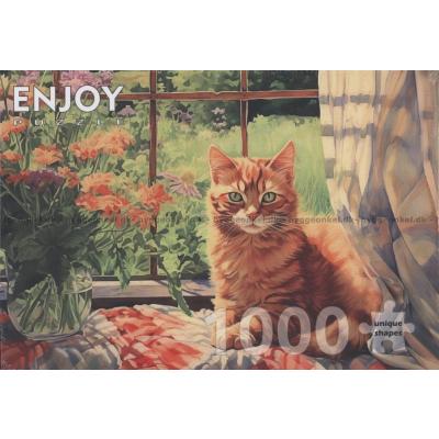 Billede af Katten i vindueskarmen, 1000 brikker