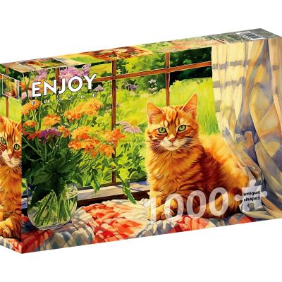Katten i vindueskarmen, 1000 brikker