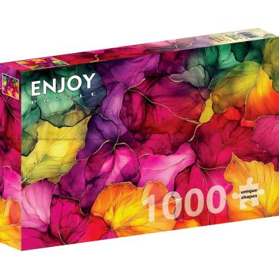 Efterårets farverige blade, 1000 brikker