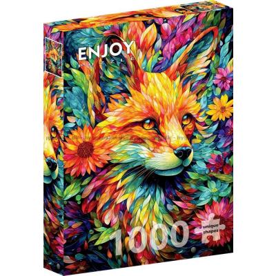 Billede af Ræv i blomstermagi, 1000 brikker