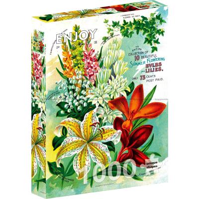Sommerens blomstrende løg, 1000 brikker