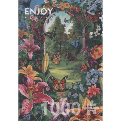 Blomsterporten i haven, 1000 brikker