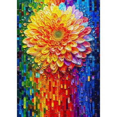 Billede af Mosaik blomsten, 1000 brikker