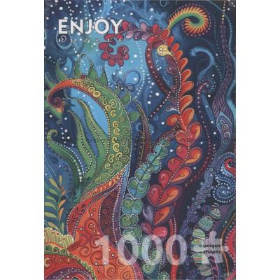 Billede af Levende spiraler danser, 1000 brikker