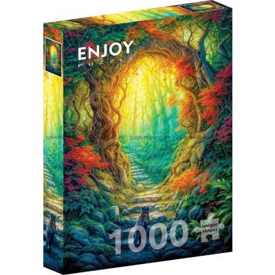 Billede af Skovens hemmelige sti, 1000 brikker