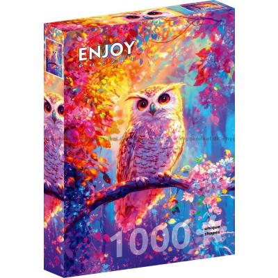 Billede af Uglen i forårsnatten, 1000 brikker