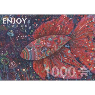 Fisken blandt svampe, 1000 brikker