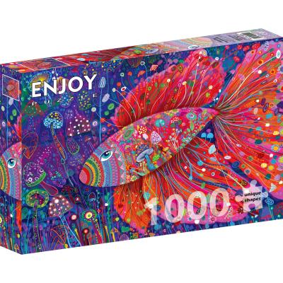 Fisken blandt svampe, 1000 brikker