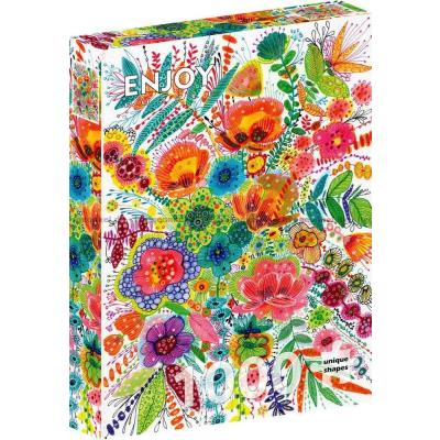 Billede af Sprudlende blomsterglæde, 1000 brikker