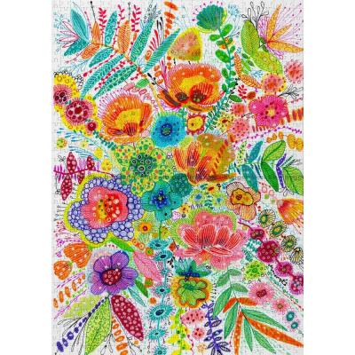 Billede af Sprudlende blomsterglæde, 1000 brikker