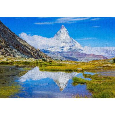 Billede af Schweiz: Matterhorn, 1000 brikker