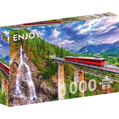 Billede af Schweiz: Gornergratbahn, 1000 brikker