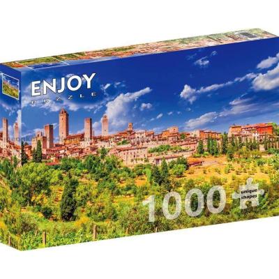Billede af Italien: San Gimignano, 1000 brikker