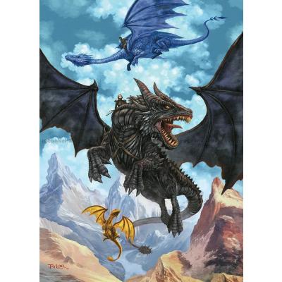 Billede af Fourth Wing: Violet - Dragon Rider, 1000 brikker