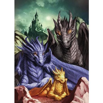 Billede af Fourth Wing: Tairn, Sgaeyl & Andarna, 1000 brikker