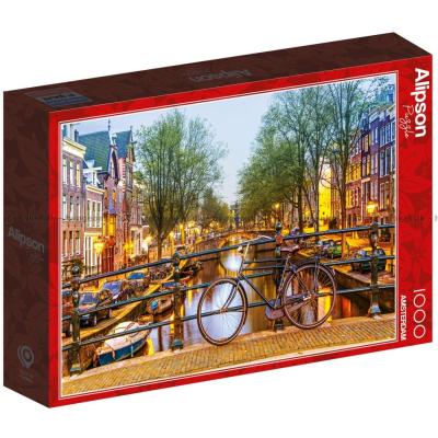Billede af Aftenstemning i Amsterdam, 1000 brikker