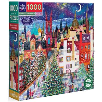 Billede af Jul i Edinburgh, 1000 brikker