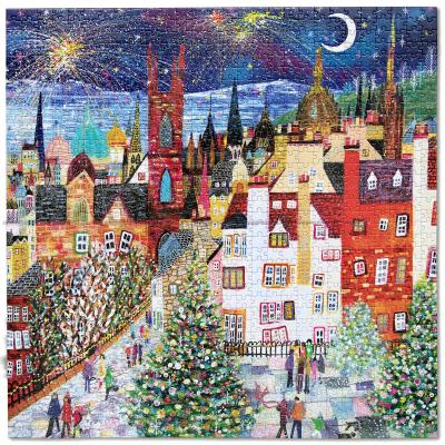 Billede af Jul i Edinburgh, 1000 brikker