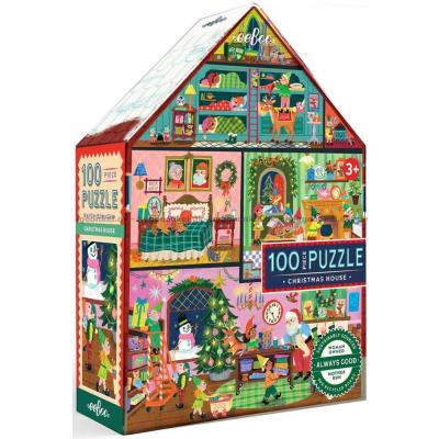 Billede af Hjemme hos julemanden, 100 brikker