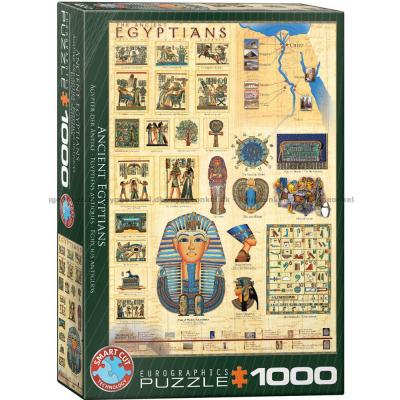 Det gamle Egypten: Collage, 1000 brikker
