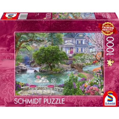 Te i blomsterhaven, 1000 brikker