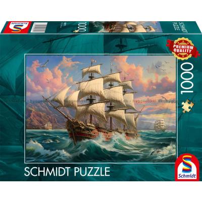 Sejlskibets eventyr, 1000 brikker