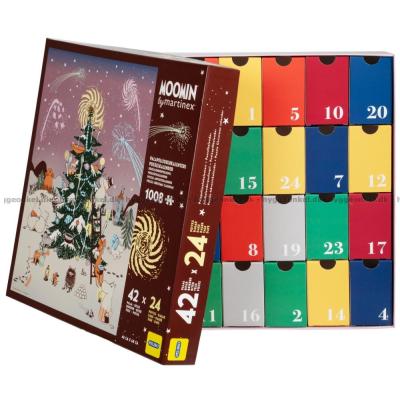 Billede af Julekalender: Mumitroldenes juletræ, 24x42 brikker