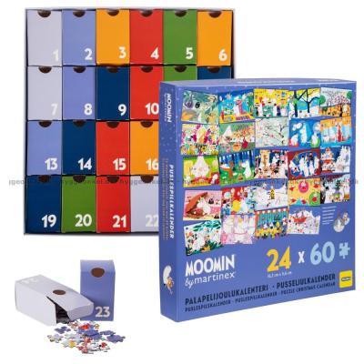 Billede af Julekalender: Mumitroldenes verden, 24x60 brikker