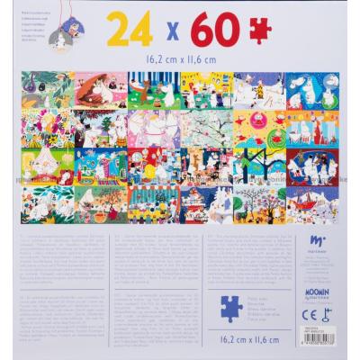 Billede af Julekalender: Mumitroldenes verden, 24x60 brikker