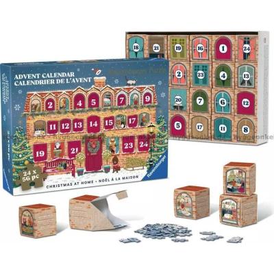 Billede af Julekalender: Det hyggelige hus, 24x56 brikker